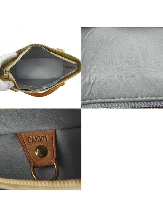 Louis Vuitton Monogram Vernis Houston Tote Green Patent - Picture 10 of 10